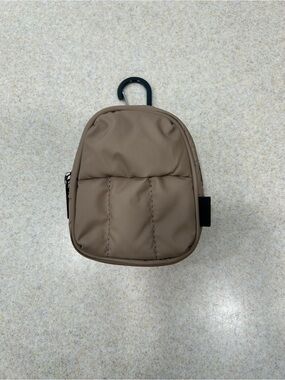 Calpak Luka Backpack Key Pouch in Chocolate Mini Trendy Cute Travel Brown